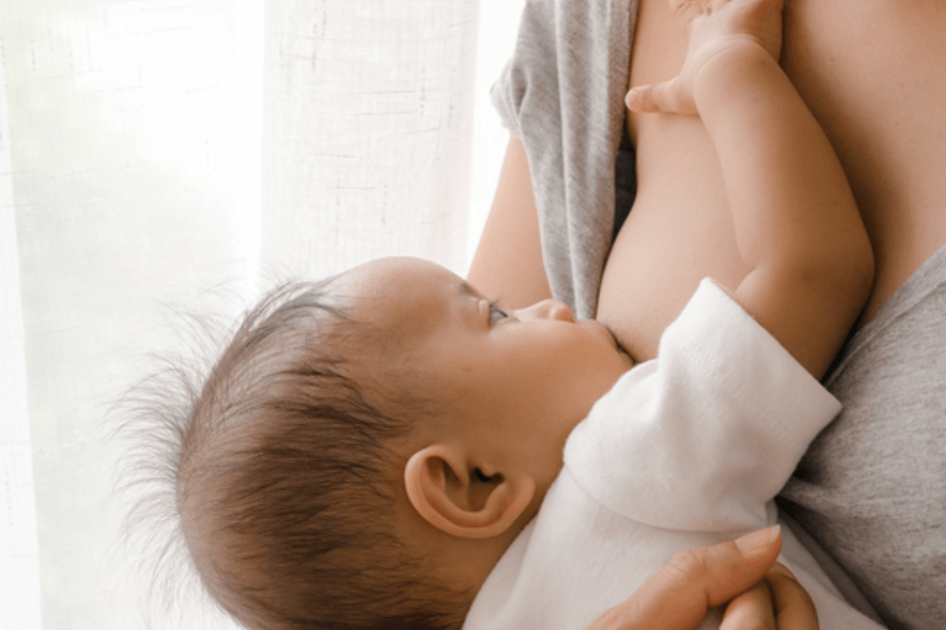 Baby breastfeeding