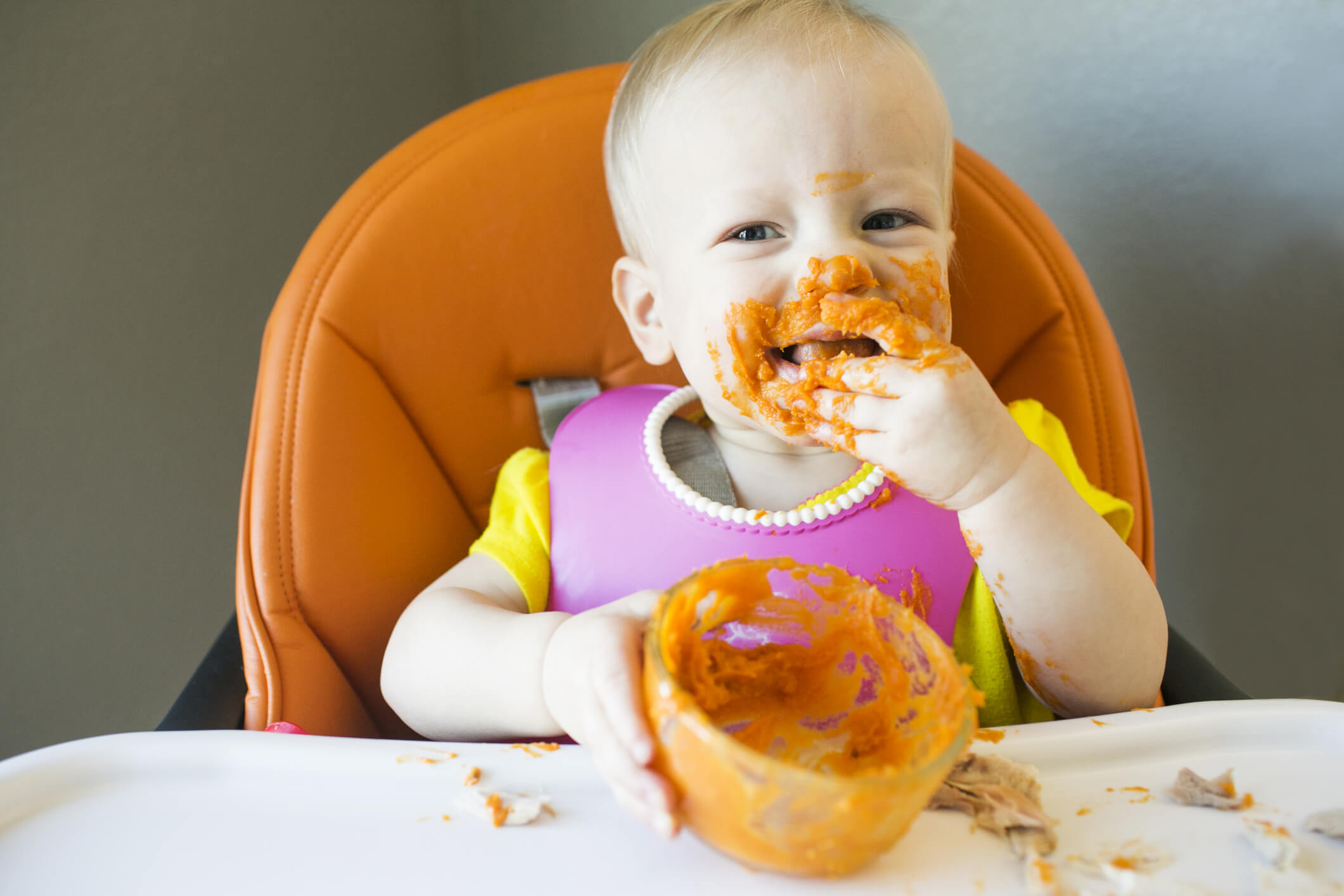 The Mess and Fun of Starting Solid Foods